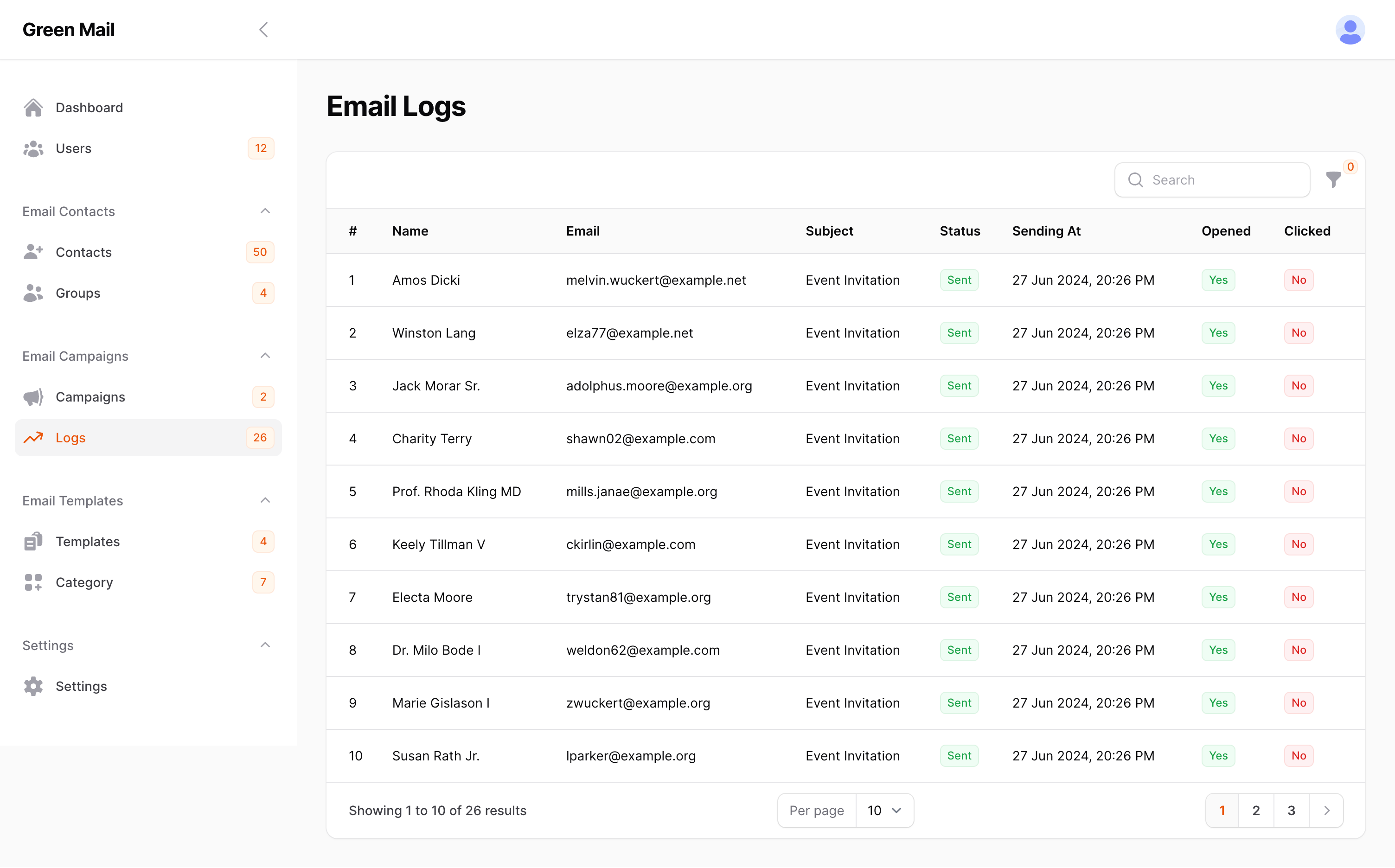 35-email-log-list